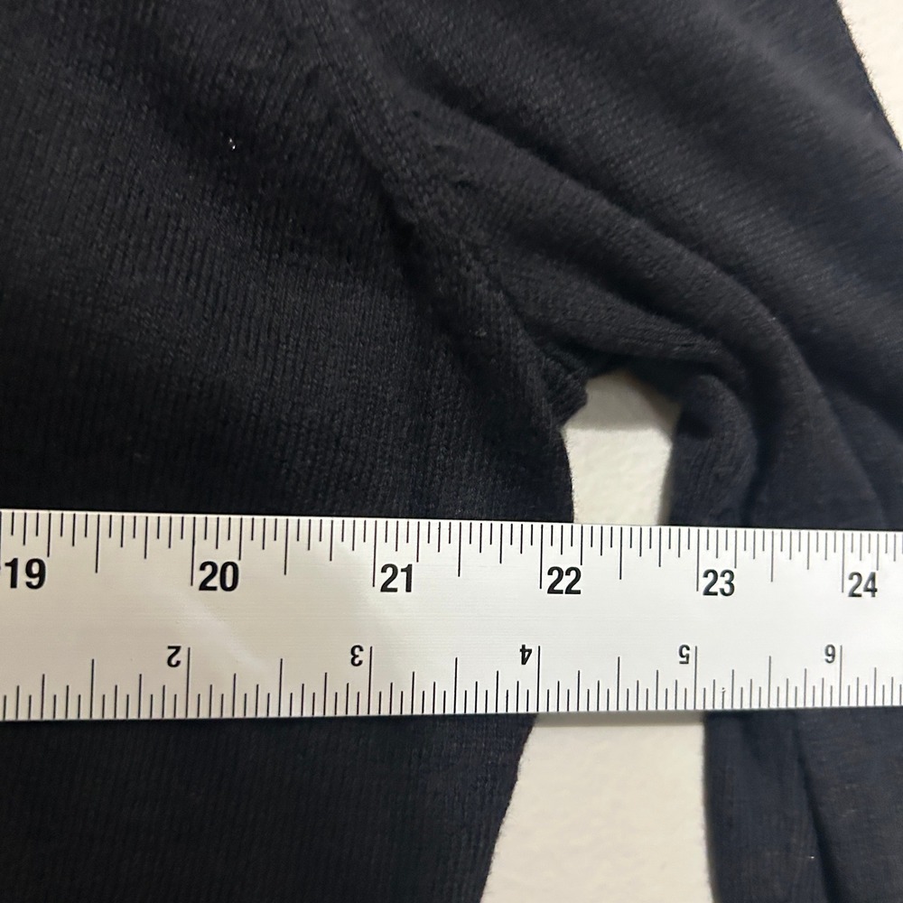 Worthington V-Neck Sweater Women XL Black NEW Cotton Rayon Lightweight Knit Top - Picture 6 of 8